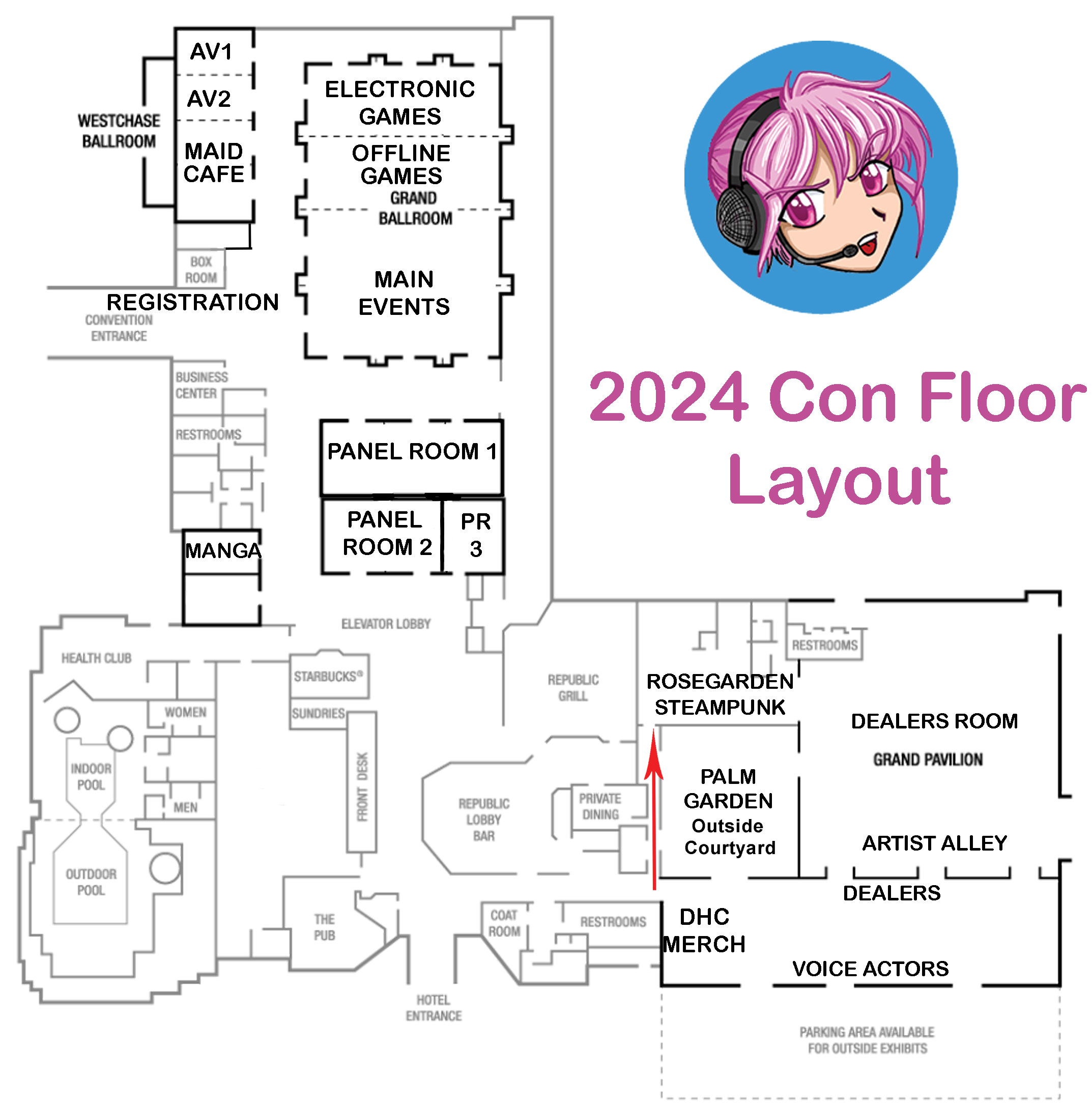 Delta H 2024 Floor Layout