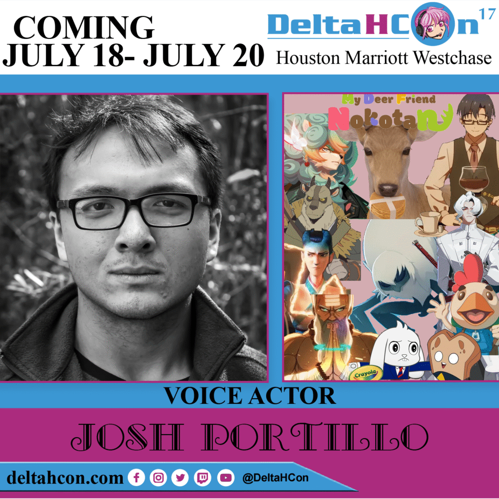 Josh Portillo at Delta H Con July 18-20, 2025