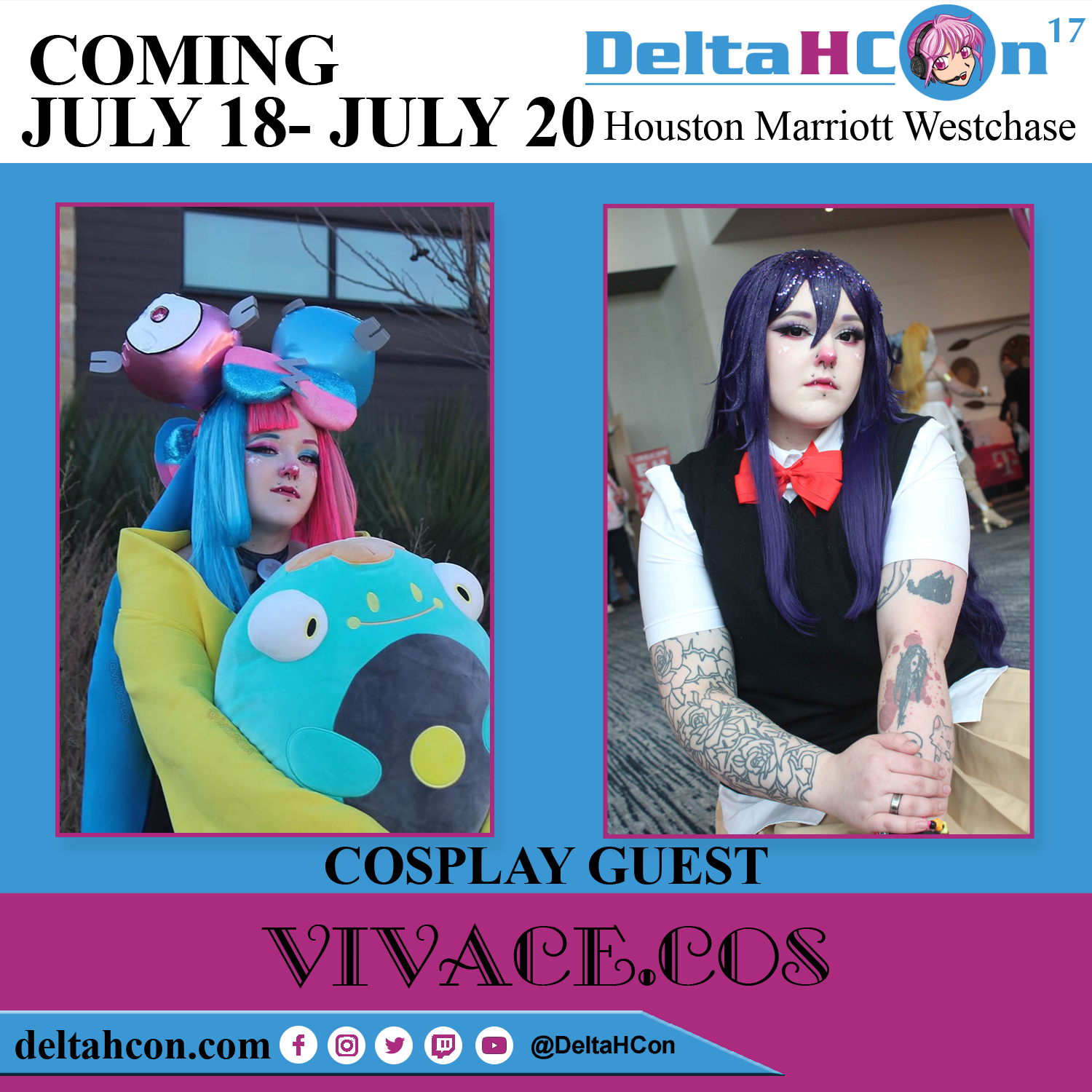 Vivace.Cos at Delta H Con July 18-20, 2025