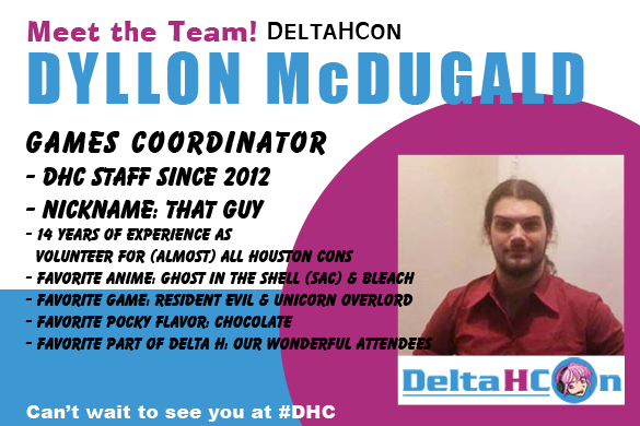 Games Coordinator - Dyllon McDugald
